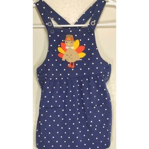 Carter's 24 Months Turkey Overall Dress